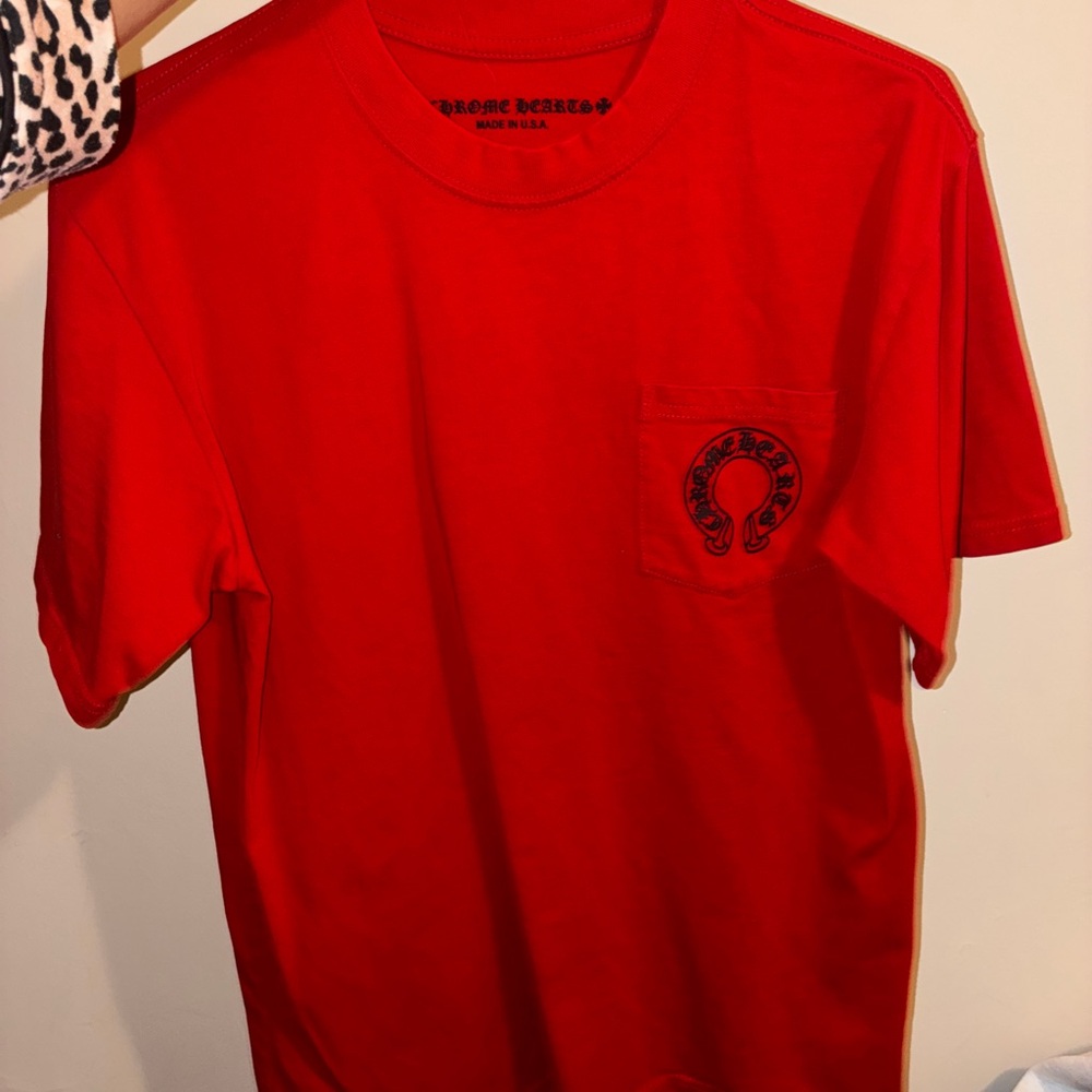 Chrome Hearts Red Short Sleeve Tee